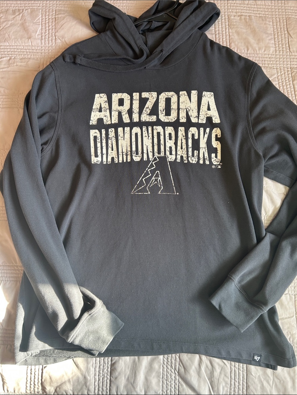 '47 Men's Arizona Diamondbacks Gray Pullover Hoodie